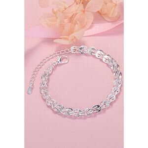 925 sterling silver bracelet 7inches  chain lantern style